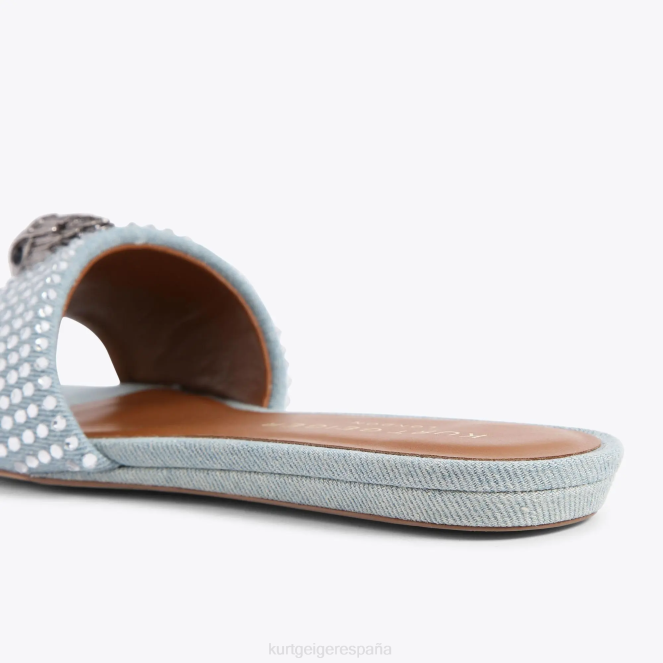 Kurt Geiger mujer sandalia plana london kensington 2LPR349 | calzados azul otro